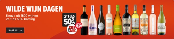 Wilde wijn dagen. Kies & mix uit 1800 wijnen alle combinaties mogelijk.